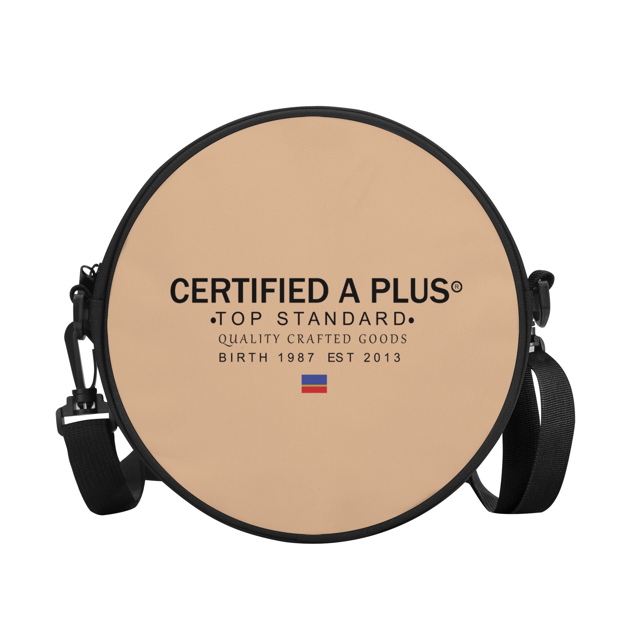 Certified Plain Jane Nude Round Satchel Bags