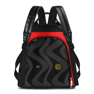 Certified A plus  anti theft travel Backpack Blk Wave