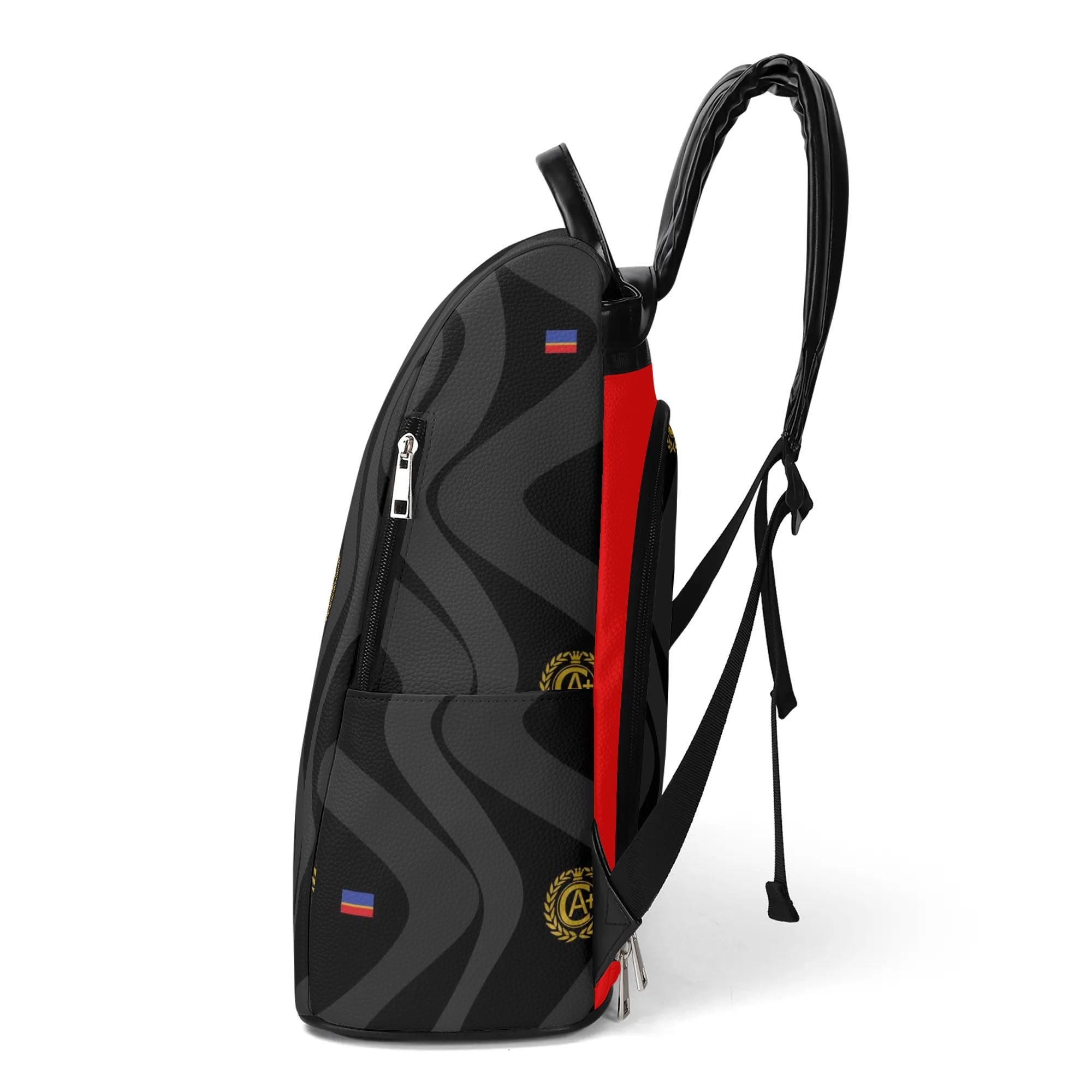 Certified A plus  anti theft travel Backpack Blk Wave