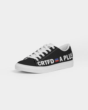 CERTIFIED AD BLACK Leather Sneaker