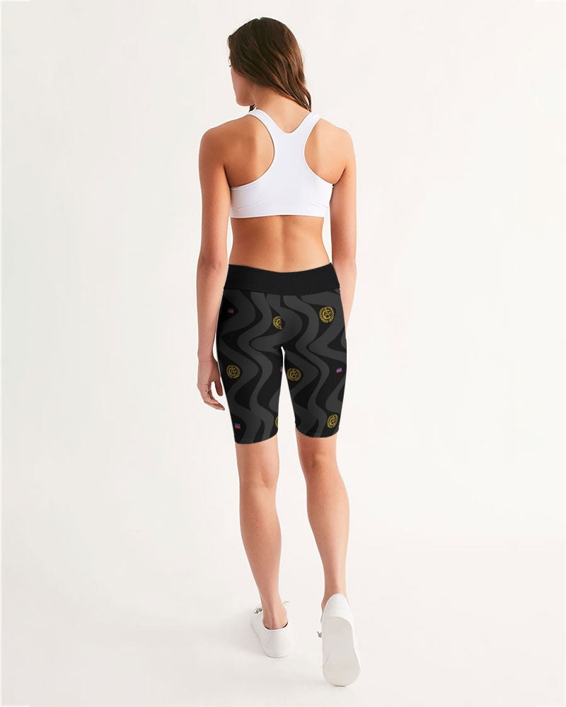 Certified The Wave BlK Mid-Rise Bike Shorts