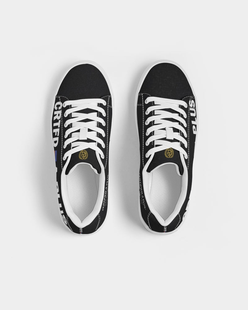 CERTIFIED AD BLACK Leather Sneaker
