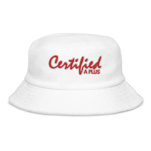 Certified Signature  terry cloth bucket hat