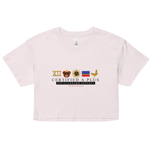 certified the brand Women’s crop top