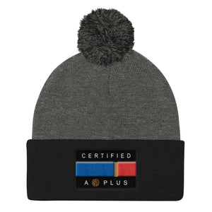 Certified Flag Pom Pom Beanie