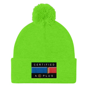 Certified Flag Pom Pom Beanie