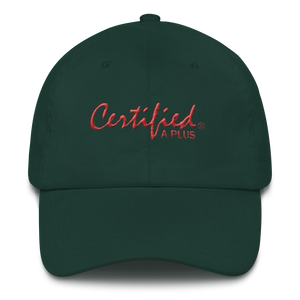 Signature (Red) Dad hat