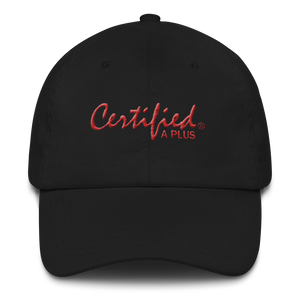 Signature (Red) Dad hat