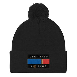 Certified Flag Pom Pom Beanie