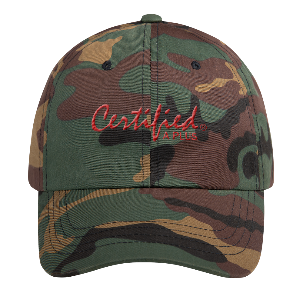 Signature (Red) Dad hat