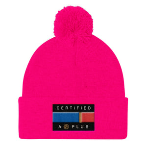 Certified Flag Pom Pom Beanie