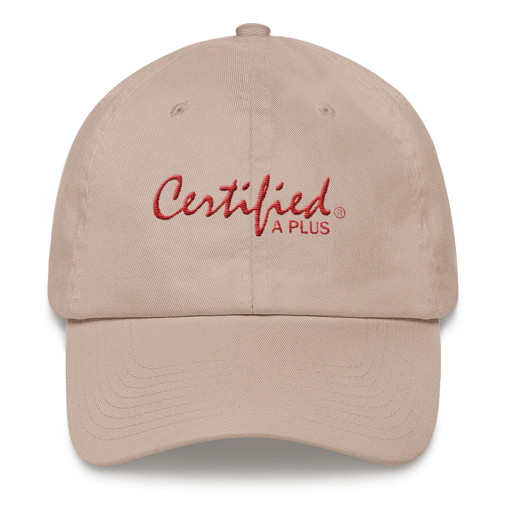 Signature (Red) Dad hat