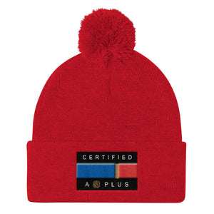 Certified Flag Pom Pom Beanie