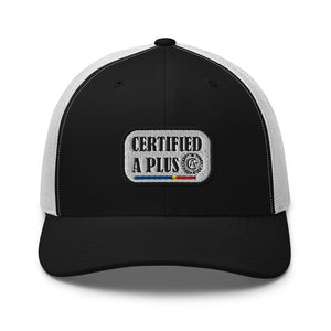 Certified A Plus Trucker Tag Cap