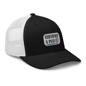 Certified A Plus Trucker Tag Cap