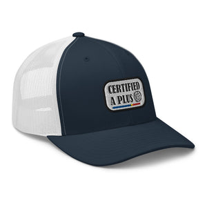 Certified A Plus Trucker Tag Cap