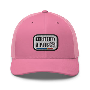 Certified A Plus Trucker Tag Cap