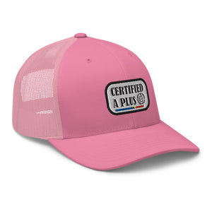 Certified A Plus Trucker Tag Cap
