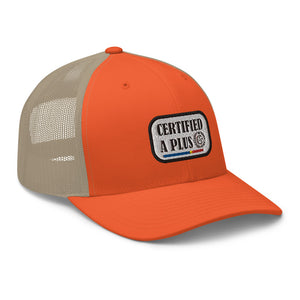 Certified A Plus Trucker Tag Cap