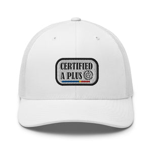 Certified A Plus Trucker Tag Cap