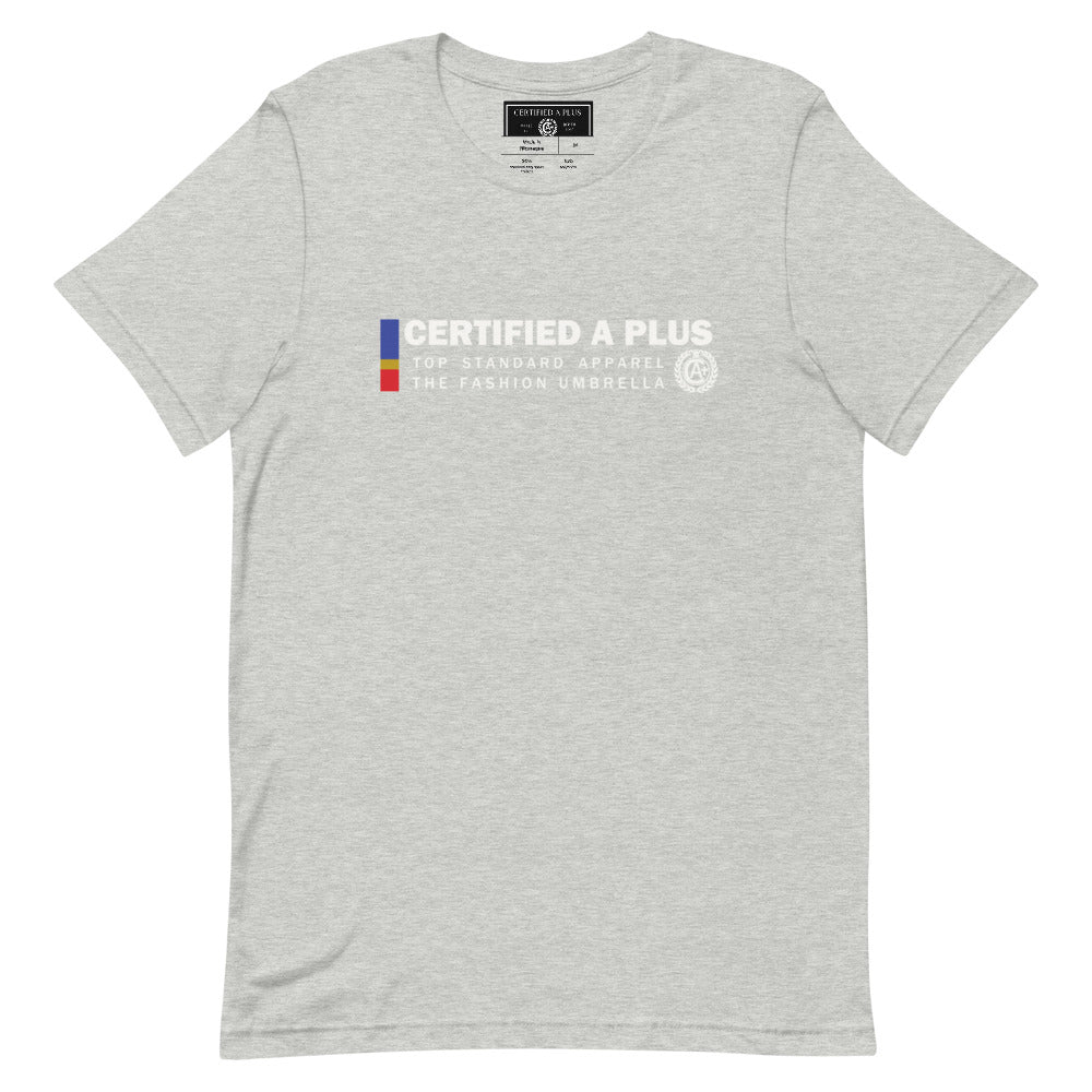 Certified simple unisex t-shirt