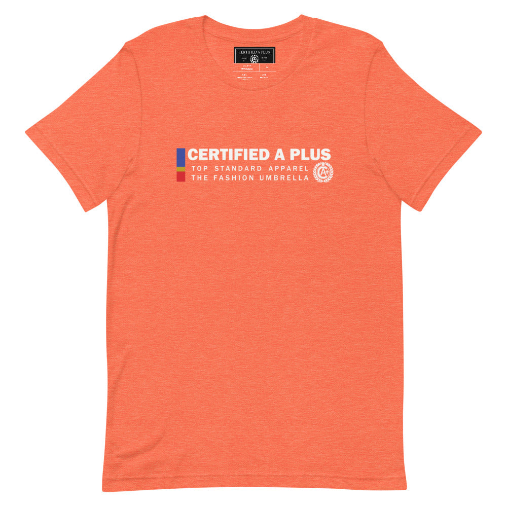Certified simple unisex t-shirt