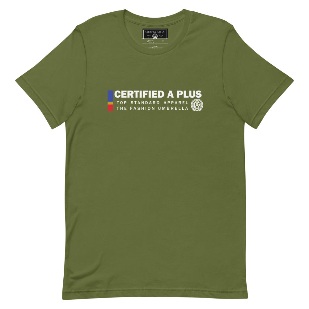 Certified simple unisex t-shirt
